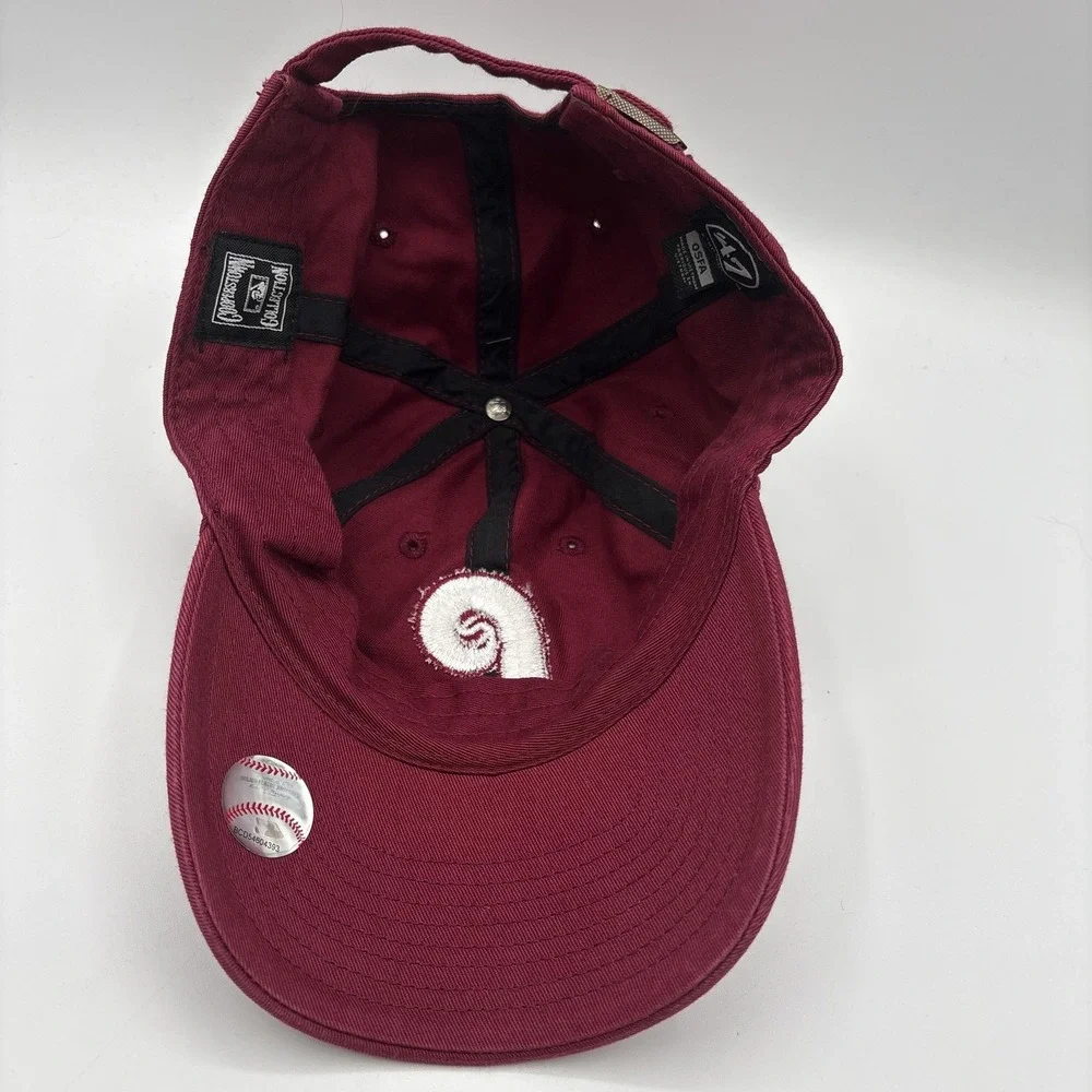 Philadelphia Phillies 47 Brand Hat Throwback Logo Clean Up One Size MLB NEW
